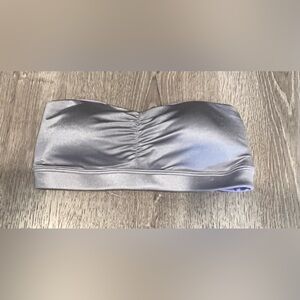 Maidenform Purple and Silver Reversible Bandeau Bra Size 32